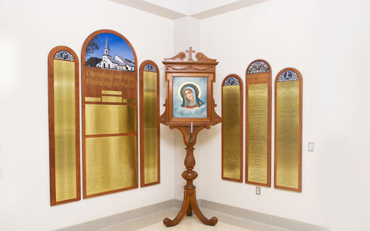 Church Donor Wall Church Donor Wall
