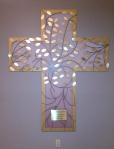 Donor Cross with Dedication plaque Donor Cross with Dedication plaque